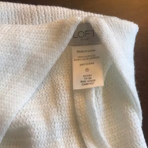 LOFT // poncho sweater // one-size